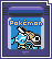 pixel art of the physical game cartridge pokemon blue